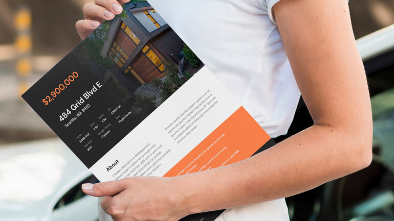 AgentUp Real Estate Flyers