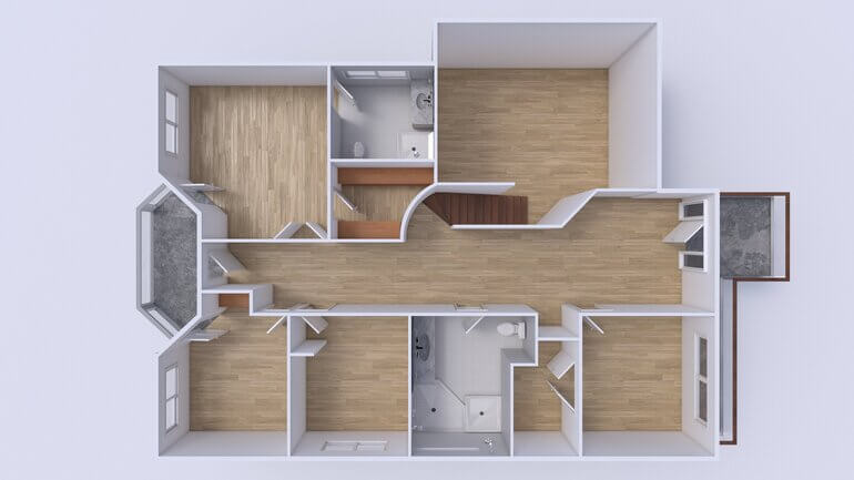 3D Floor Plan by AgentUp